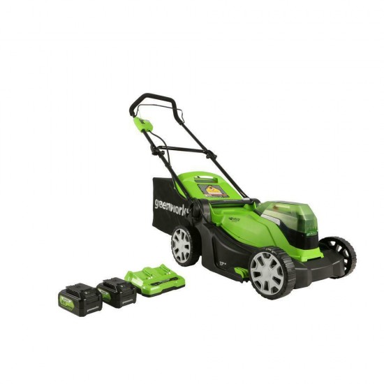 Greenworks Push Lawn Mower 48-Volt Lithium-Ion Walk Behind Battery Charger