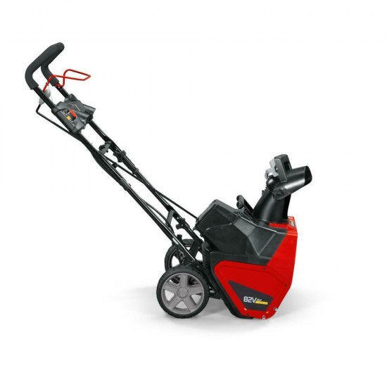 Single-Stage 20 in. 82-Volt Cordless Electric Snow Blower with Battery and