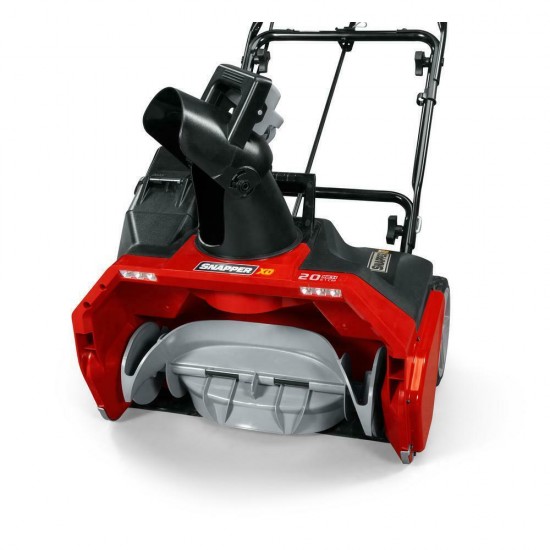 Single-Stage 20 in. 82-Volt Cordless Electric Snow Blower with Battery and