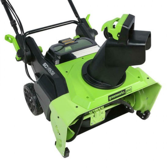 Greenworks PRO Cordless Snow Blower Brushless Lith Ion 60 Volt 22