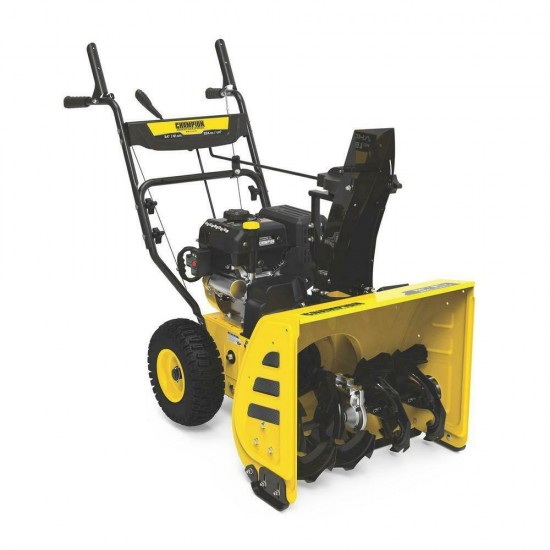 Snow Blower 224cc 24 in. Two-Stage Gas Wheel Drive Traction with Electric Start