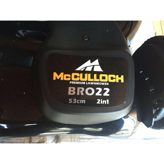 McCULLOCH SELF PROPELL MOWER HONDA POWERED 6.5HP SIDE DISCHARGE MULCH REAR BAG