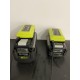 Ryobi 40v Brushleas Lawnmower W/ 2 Batteries And Chargers