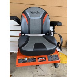 Kubota Z421 Seat, grey / black, new, with company logo