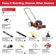 Push Lawn Mower Walk Behind Gas Included Mulch Kit 500e Series 140 cc 21 in.