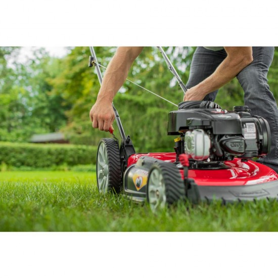 Push Lawn Mower Walk Behind Gas Included Mulch Kit 500e Series 140 cc 21 in.