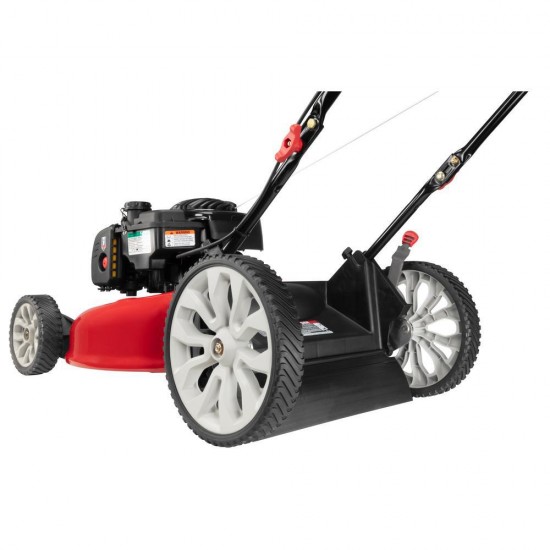 Push Lawn Mower Walk Behind Gas Included Mulch Kit 500e Series 140 cc 21 in.