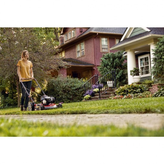 Push Lawn Mower Walk Behind Gas Included Mulch Kit 500e Series 140 cc 21 in.