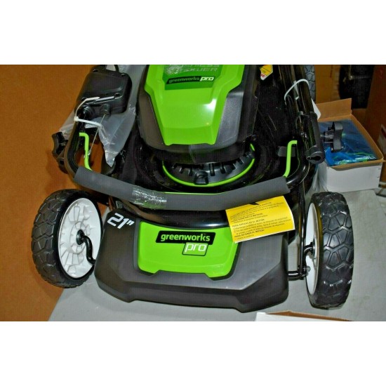 Greenworks Pro 80V Brushless Cordless Lawn Mower 21in Deck Model# 2501202 New