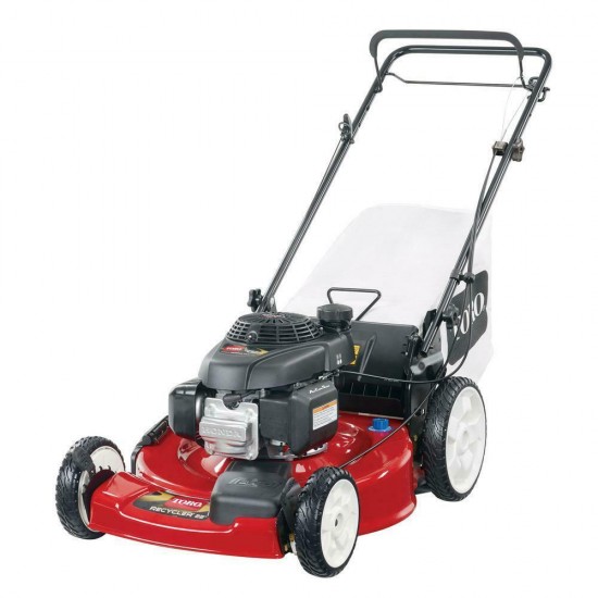 Self Propelled Lawn Mower Gas Walk Behind 22 in. Honda High Wheel Variable Speed