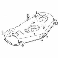 Mtd 983-05103-4028 Lawn Tractor 50-in Deck Housing Genuine OEM part