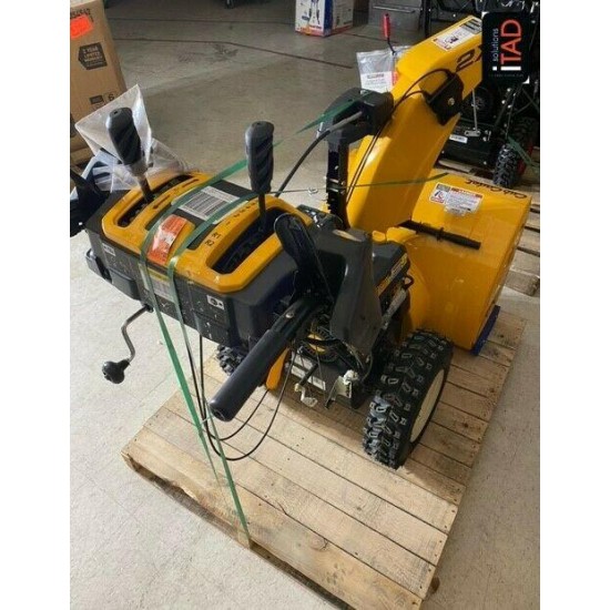 Cub Cadet 2x 26 HP 26 in。 243cc 两阶段燃气除雪机与电启动