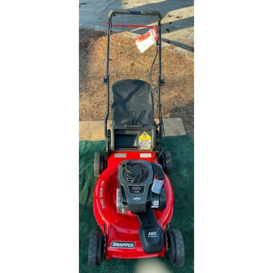 SNAPPER ALL WHEEL DRIVE AWD LAWN MOWER 6.25 EXI BRIGGS & STRATTON ENGINE FREE SH