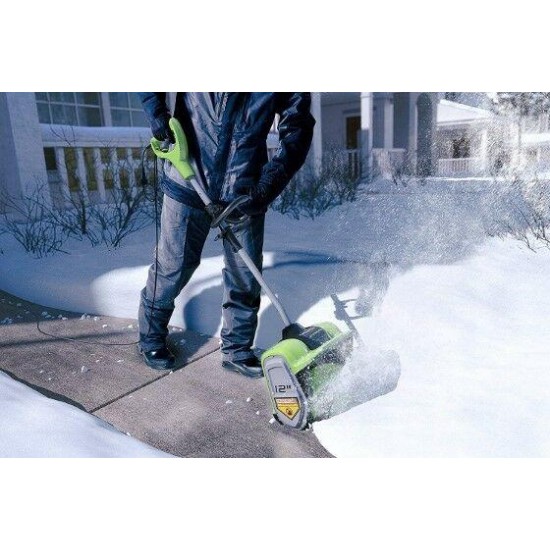 GreenWorks 12-inch 8 Amp Corded Snow Shovel 2600802