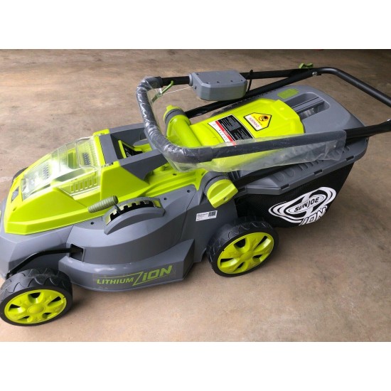 Sun Joe ION16LM 40V 4.0 Ah Lithium-Ion 16 in. Brushless Lawn Mower